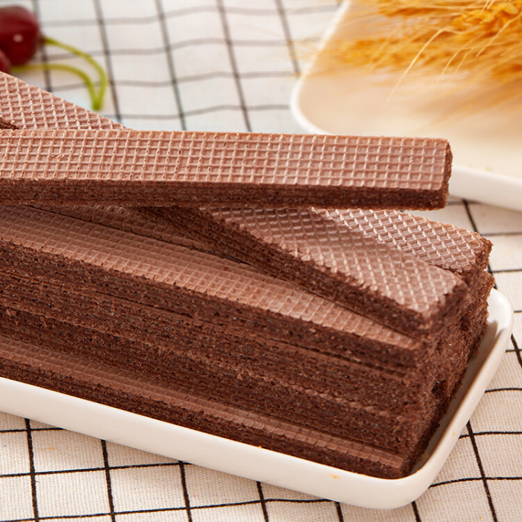 丽芝士（Richeese）纳宝帝 巧克力味威化饼干糕点200g/盒 儿童休闲零食 光明服务菜管家商品 