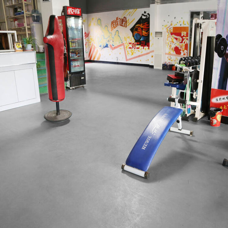 健身房多功能地胶羽毛球场地运动地板胶活动室塑胶地垫宝石纹4.5 绿色