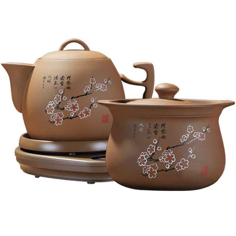 安狄ad-400/t麦饭石分体式煎药壶中药壶养生壶电药壶汤煲药罐 400/t