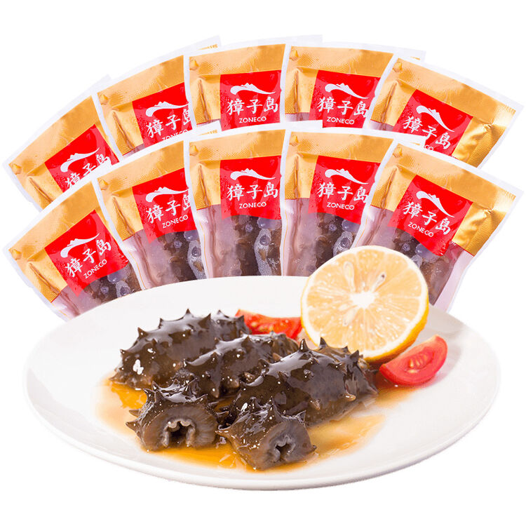 獐子岛大连即食海参60g10只冷冻简装海鲜水产