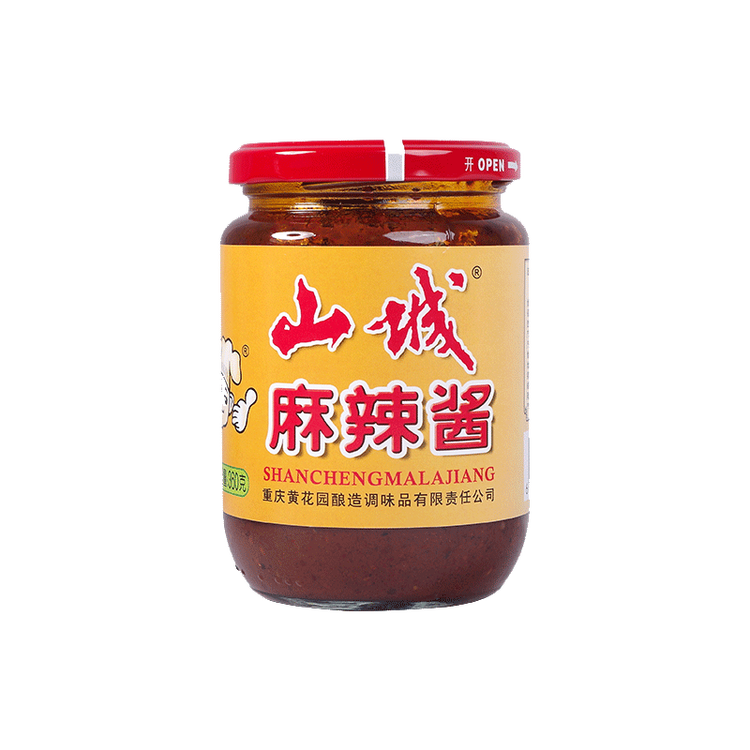 重庆特产山城麻辣酱360g*2瓶佐餐香辣酱炒菜调味辣酱拌饭梅塔