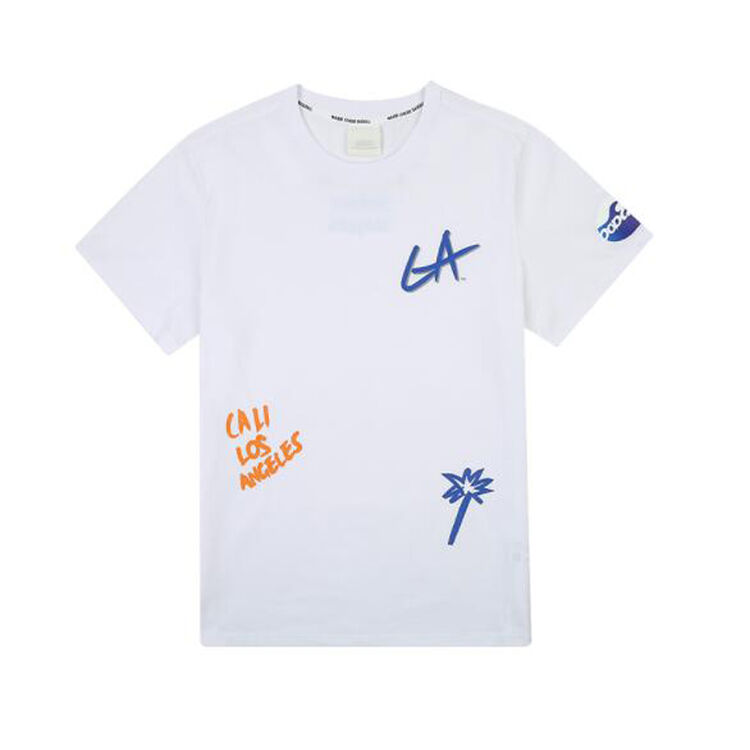 mlb美职棒短袖多图案球队字母时尚休闲t恤 白色/07w 105