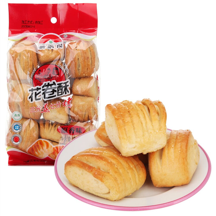 新家园 烤馍 花卷酥 180g