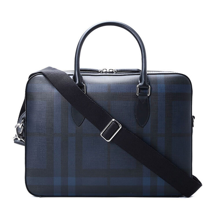 burberry巴宝莉男包奢侈品公文包pvc京东格纹单肩包