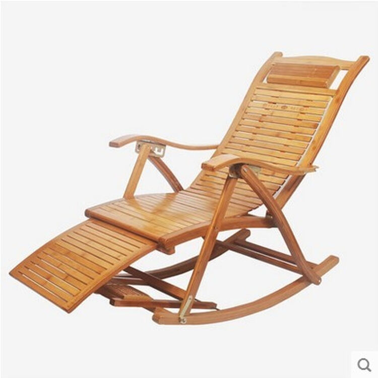 竹躺椅折叠躺椅午睡躺椅老人椅午休躺椅竹睡椅逍遥椅竹凉椅 精品窄板