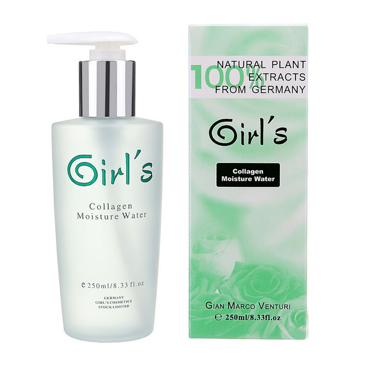girls德国女孩 胶原蛋白保湿水250ml深层补水补湿爽肤化妆水保湿紧致