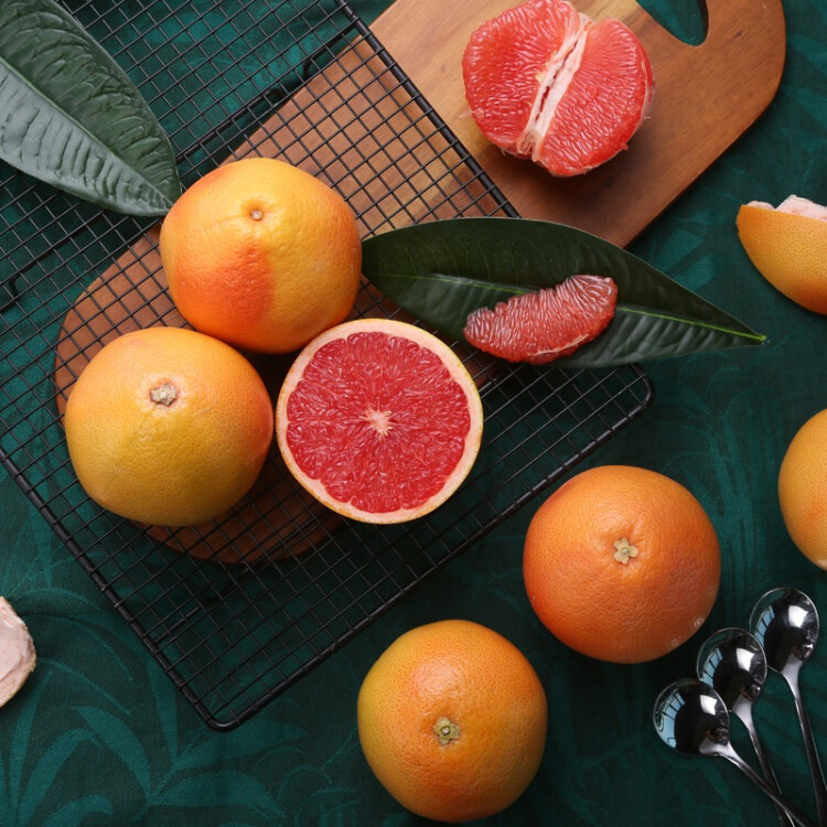 京鲜生 进口红心西柚/葡萄柚 4粒 单果280g起 新鲜水果 光明服务菜管家商品 