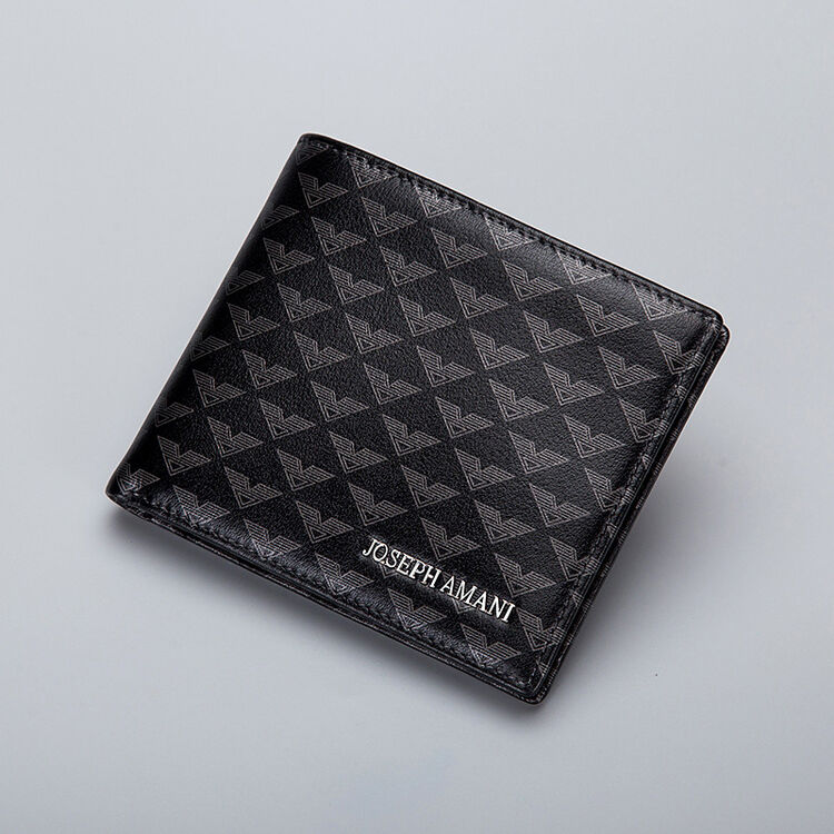 卓梵 阿玛尼钱包男短款新品男士钱包商务真皮软皮学生驾驶证钱夹 1a