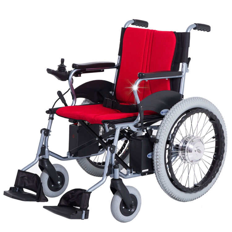 互邦轮椅 hubang 互邦电动轮椅 锂电池无刷大轮手电两用电动轮椅折叠