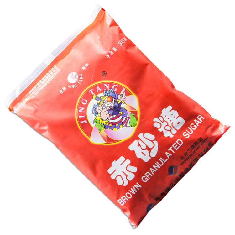 JING TANG京糖赤砂糖500g  代替女士红糖水 中华老字号 烘焙冲饮烹饪 菜管家商品