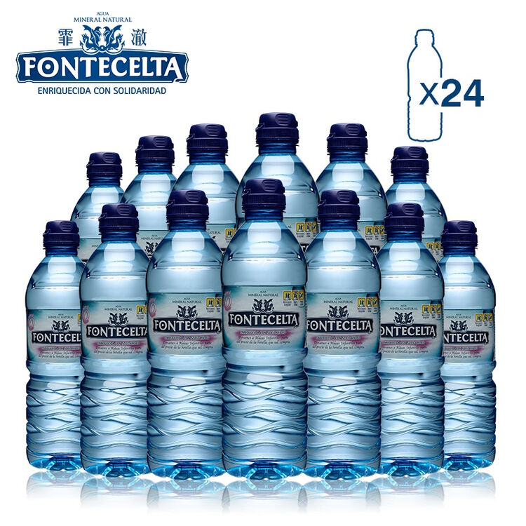 西班牙进口 霏澈矿泉水 natural纯净系列 500ml*24瓶