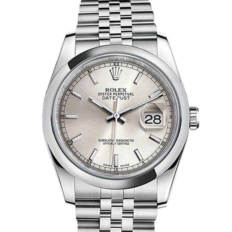 瑞士劳力士rolex手表日志型系列自动机械男表116200-63600 银盘条钉