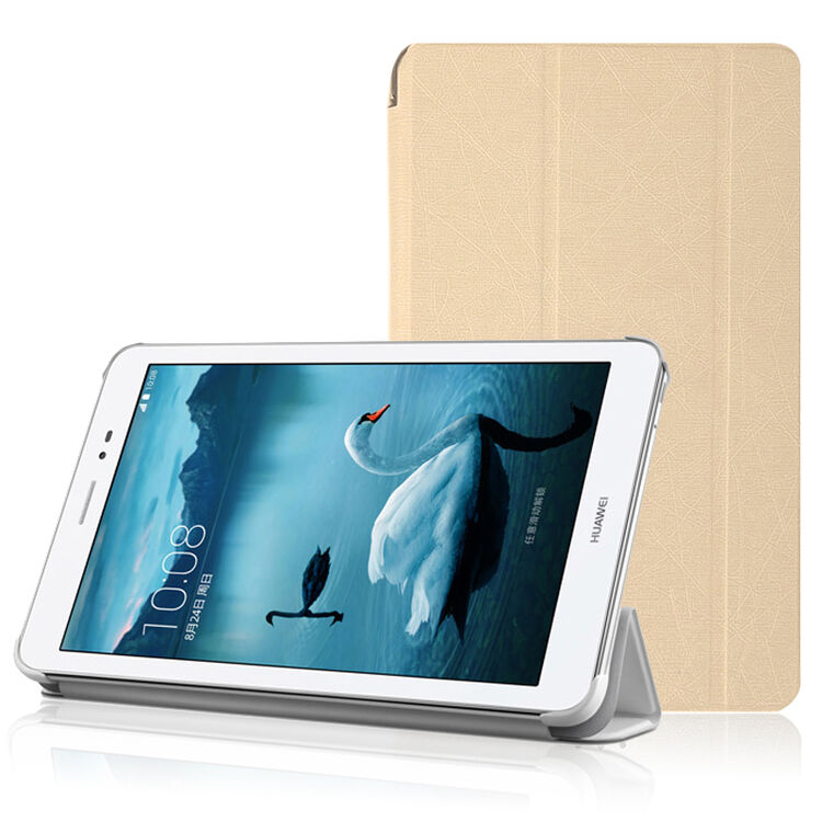 华为荣耀平板8英寸t1-823l/821w s8-701u/w荣耀平板优享版翻盖皮套 浅