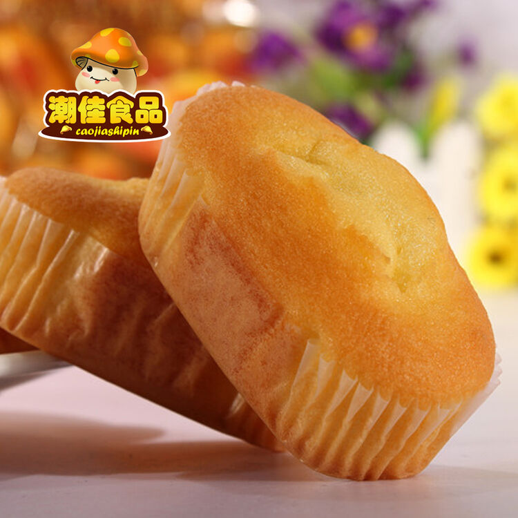 回头客欧式蛋糕香橙鸡蛋味休闲食品早餐糕点 香橙味500g