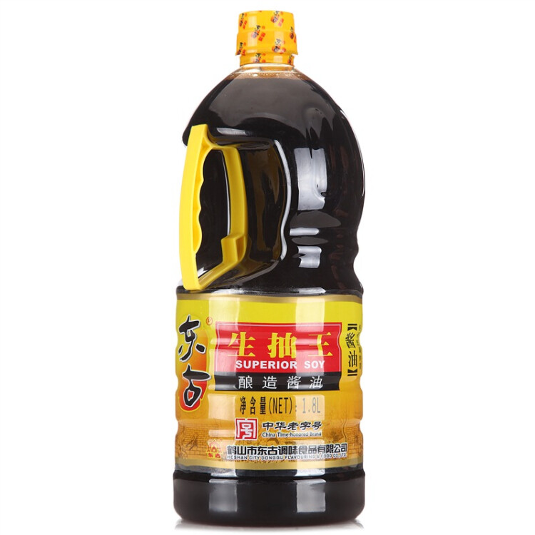 東古 生抽王【釀造醬油】1.8L 紅燒炒菜涼拌鮮味足 中華老字號 菜管家商品