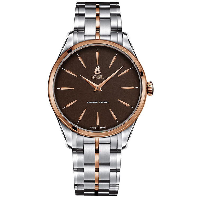 borel)复古系列 瑞士手表原装进口手表简约男士手表gbr906-8829