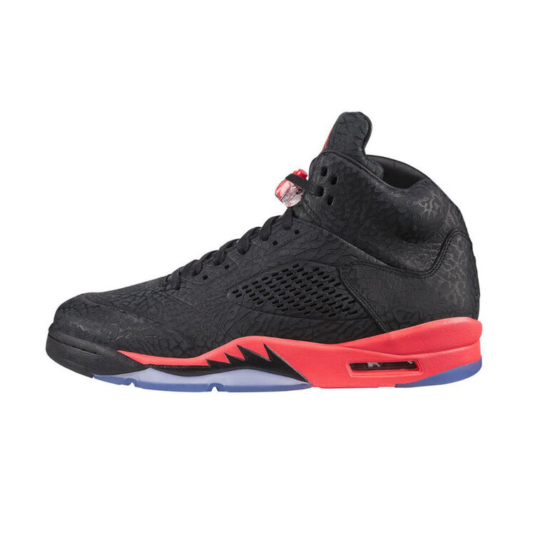 air jordan5 乔aj5 黑红爆裂纹 篮球鞋男鞋 599581-010 美国直邮 43