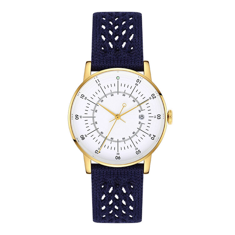 ezra&cc手表女士运动时尚女表简约欧美腕表尼龙带防水石英表学生手表