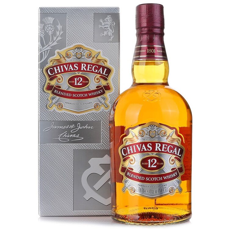 芝华士（Chivas）12年 苏格兰 调和型 威士忌 洋酒 700ml  光明服务菜管家商品 