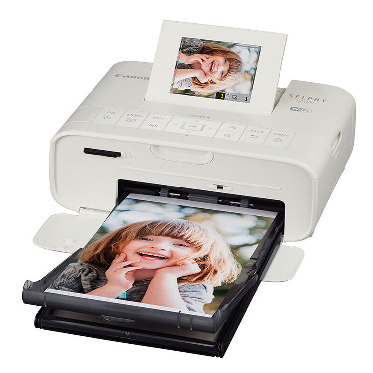 佳能(canon) cp1200 手机照片打印机 家用无线便携相片打印机 白色