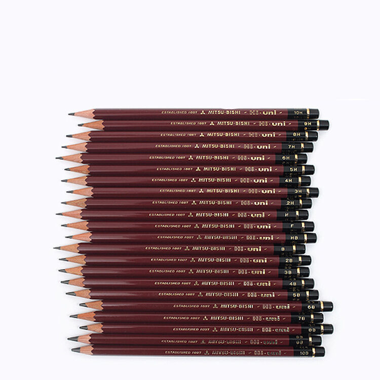 uni/三菱|hi-uni系列铅笔 三菱铅笔|10h-10b 单支 hi-uni/9h