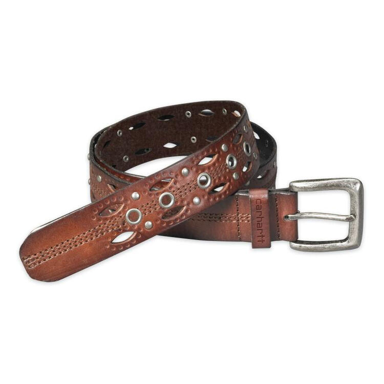 carhartt腰带女针扣皮带大扣眼2216 brn-carhartt brown small