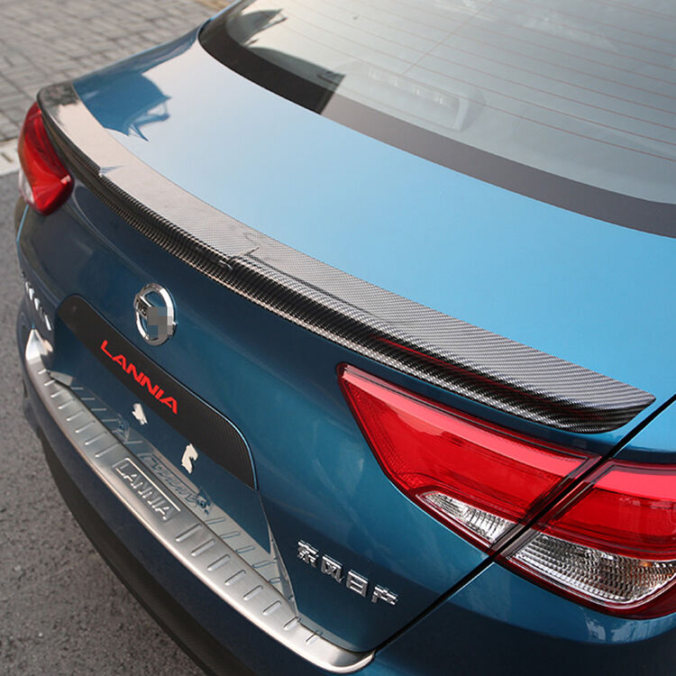 金利美 16款新蓝鸟尾翼改装专用lannia免打孔压尾翼 定风扰流板 碳纤