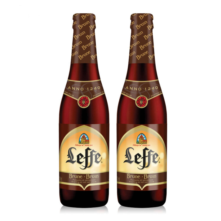 啤酒比利时进口leffe beer莱福啤酒 黑啤双支装