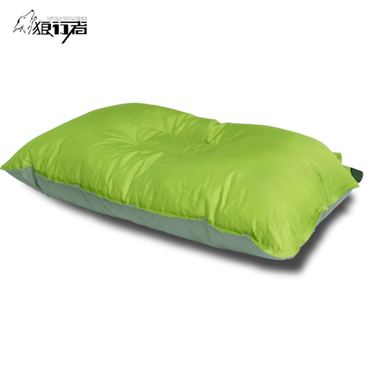 狼行者 自动充气枕头 旅行枕 便携舒适午睡露营睡枕 lxz-4030 绿色