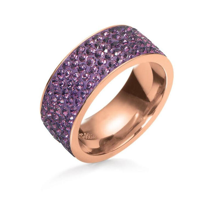 芙丽芙丽 folli follie match & dazzle系列系列 戒指 玫瑰金/ 58