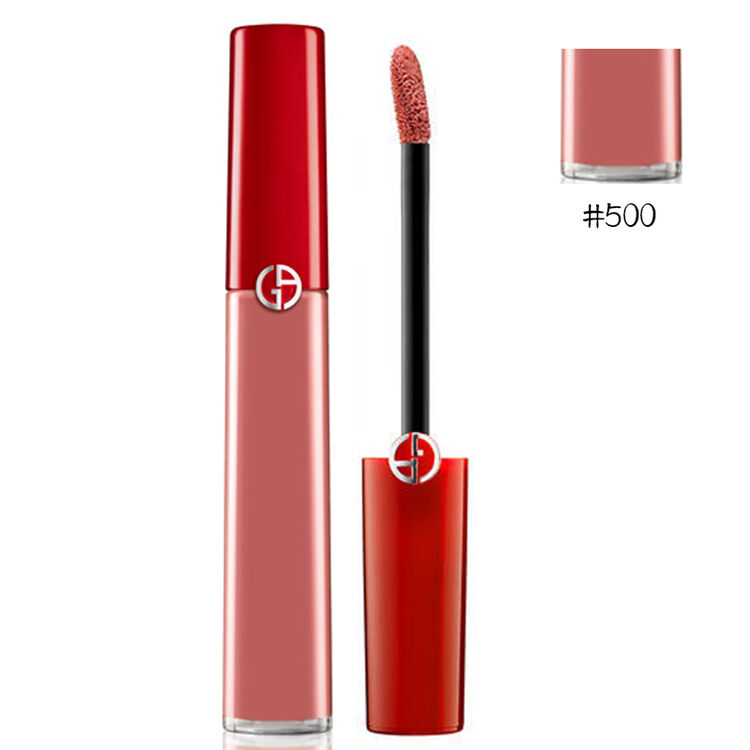 阿玛尼lip maestro臻致丝绒哑光唇釉唇彩唇蜜口红 #500