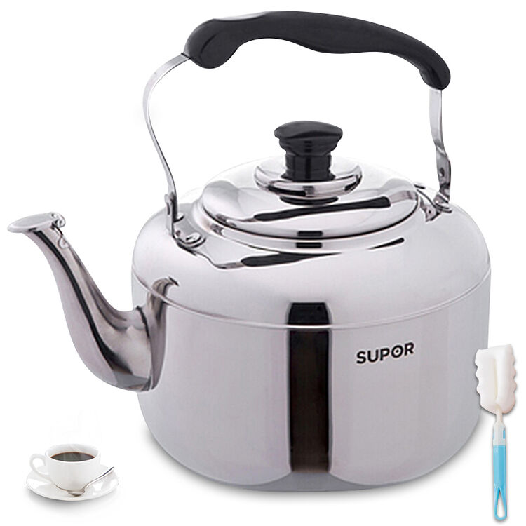 苏泊尔(supor) 不锈钢水壶鸣笛烧水壶天燃气煤气电磁炉通用鸣音炊壶热