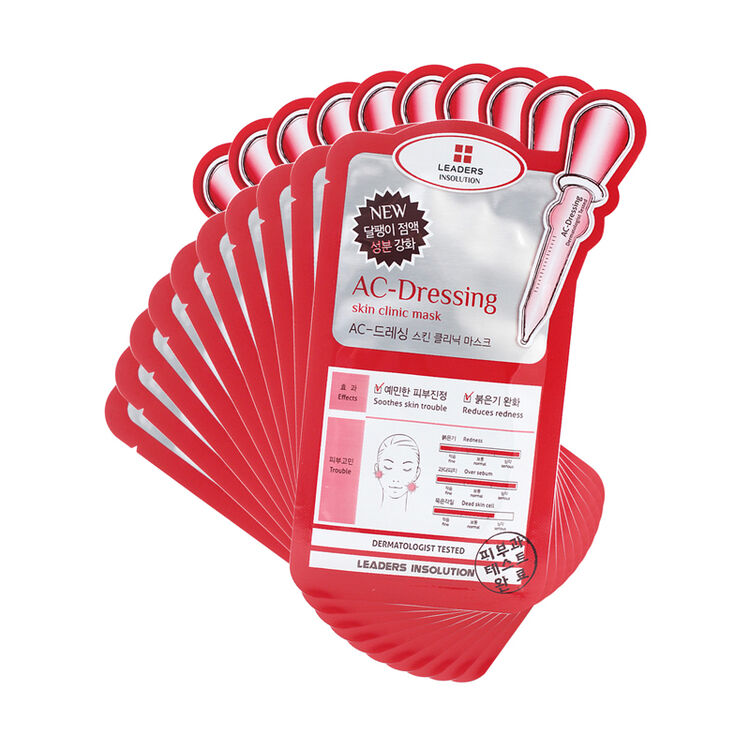 leaders丽得姿面膜贴 蜗牛舒缓面膜(红色) 25ml*10片