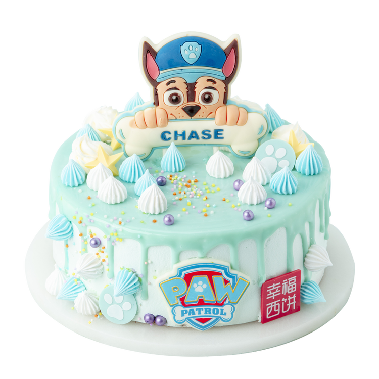幸福西饼儿童蛋糕汪汪队立大功之阿奇卡通生日蛋糕ip蛋糕 同城配送