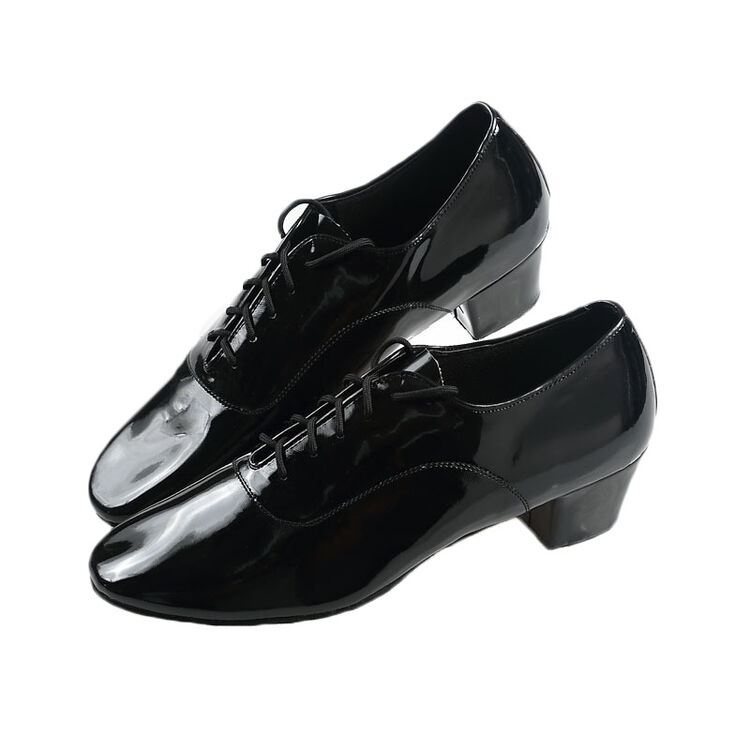 男士拉丁踢踏舞蹈鞋成人男式亮革拉丁舞蹈鞋男士拉丁舞比赛练习鞋