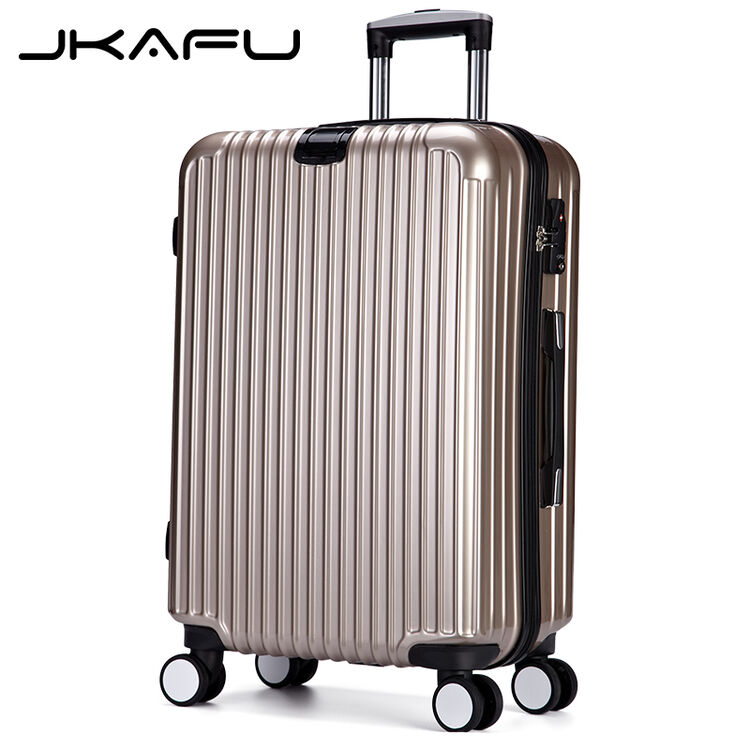 杰卡夫jkafu镜面拉杆箱万向轮男女行李箱20寸24寸旅行箱子tsa海关锁