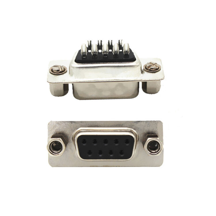 煌林(hling) 煌林 串口头 2排9针 db9接头 rs232插头 com焊线头 db9孔