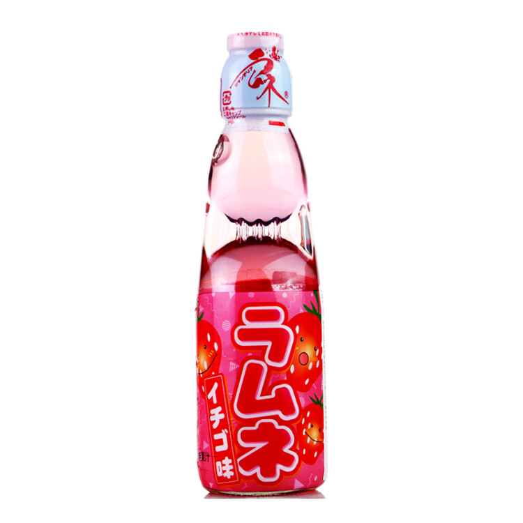 HATA日本进口 哈达牌 混合口味波子汽水 网红碳酸饮料 200ml*6瓶/箱 光明服务菜管家商品 