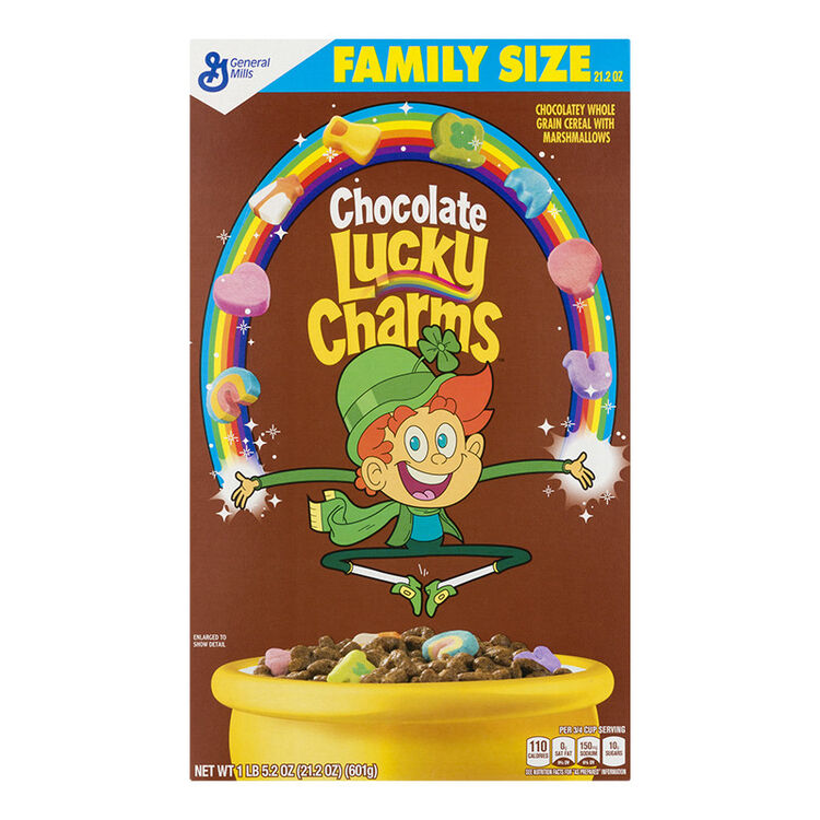 lucky charms 麦片 巧克力谷物彩虹麦片 601g