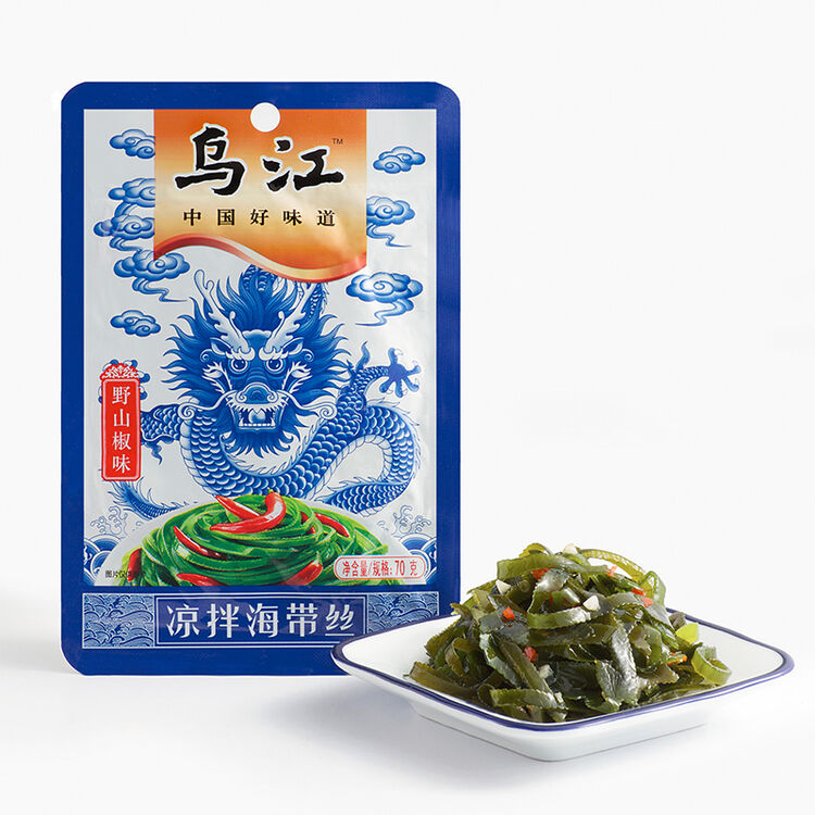 乌江海带丝【70g野山椒味海带丝】重庆特产佐餐下饭菜 送粥下馒头