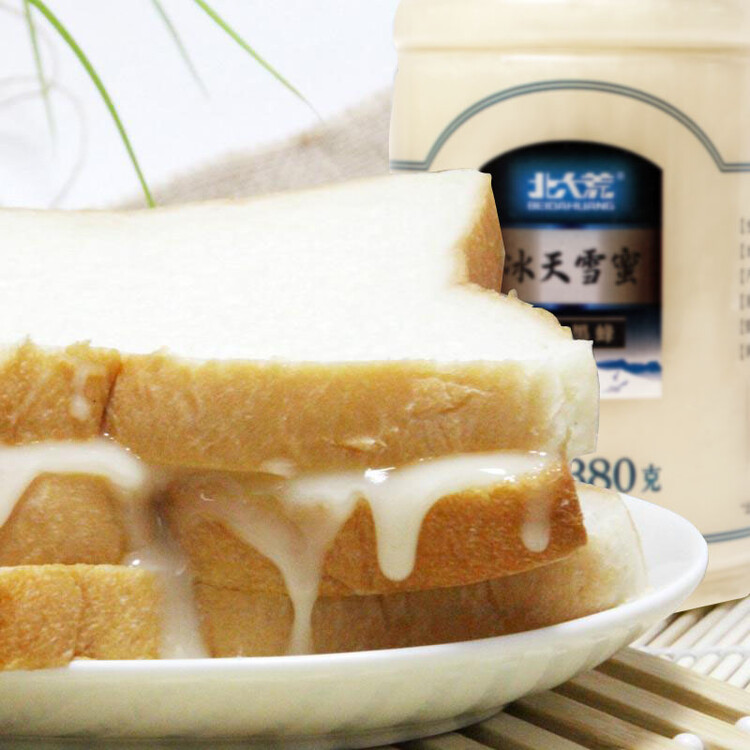 北大荒东北黑蜂 椴树冰天雪蜜 纯蜂蜜380g压榨成熟蜜冲饮礼品 菜管家商品