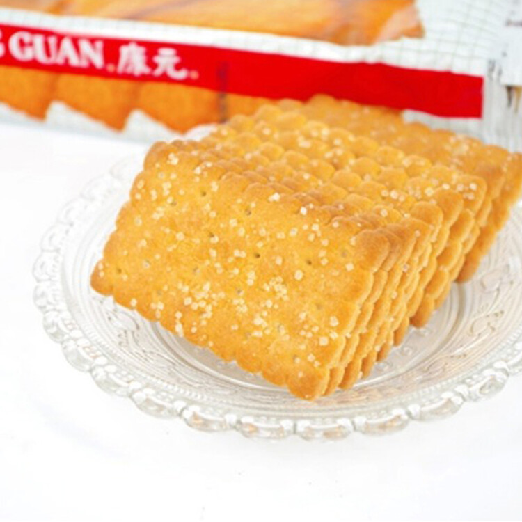 康元 椰子奶油餅干200g 兒童早餐飽腹糕點(diǎn)心下午茶休閑零食三八節(jié)女友 菜管家商品