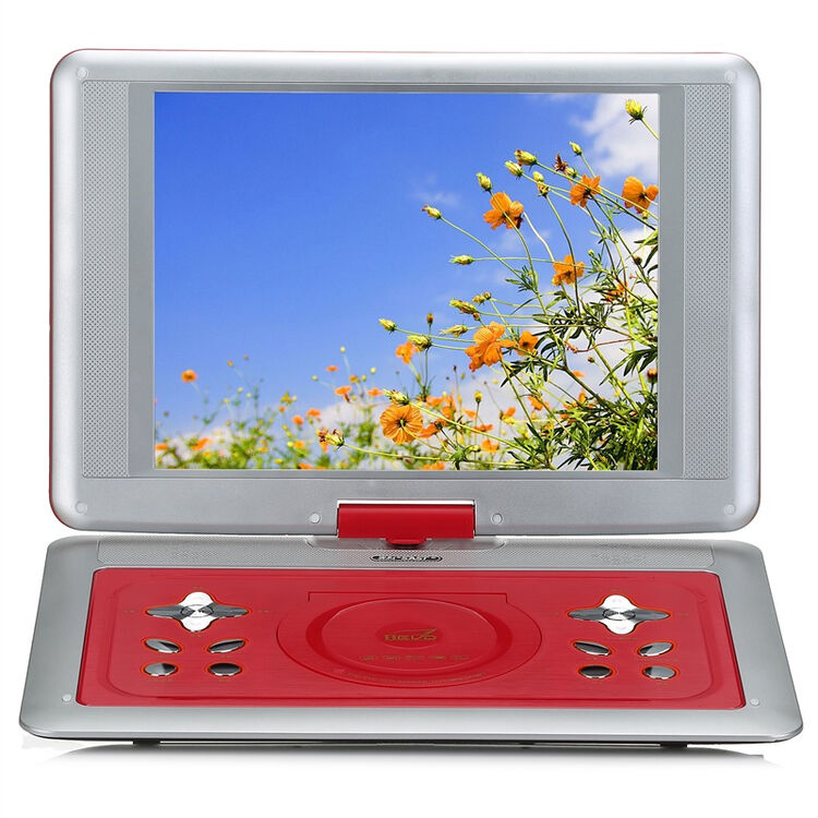 先科sastfl188a141英寸移动dvd播放机看戏机唱戏机便携电视红