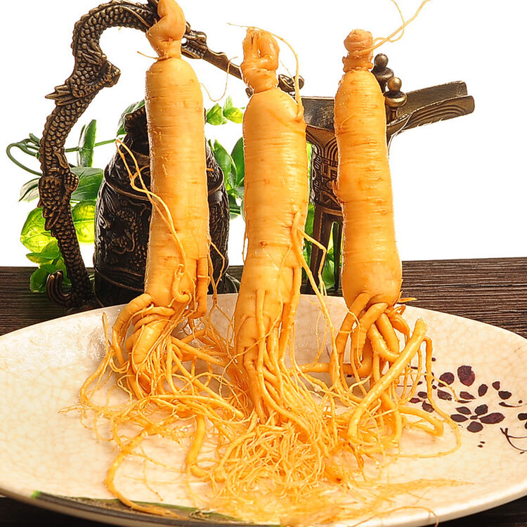 林芝源 人参 片 泡茶泡酒 长白山新鲜人参 山参 泡酒人参 搭配 锁阳