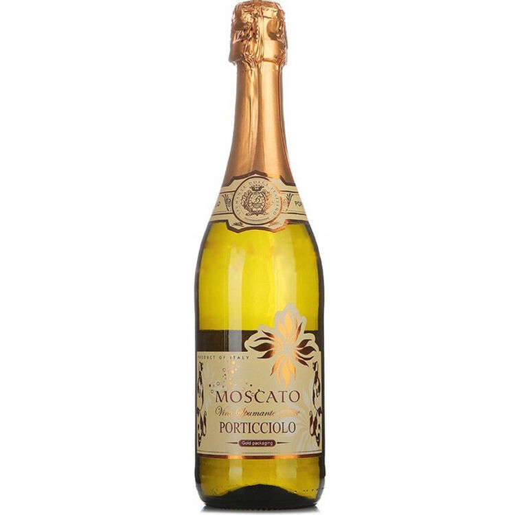 金妃艳(botticciolo)莫斯卡托moscato高泡白葡萄酒7度750ml