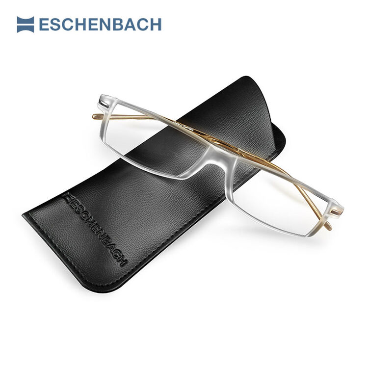 宜视宝德国进口 老花镜渐进多焦点远近男女眼镜 金色100度2905110