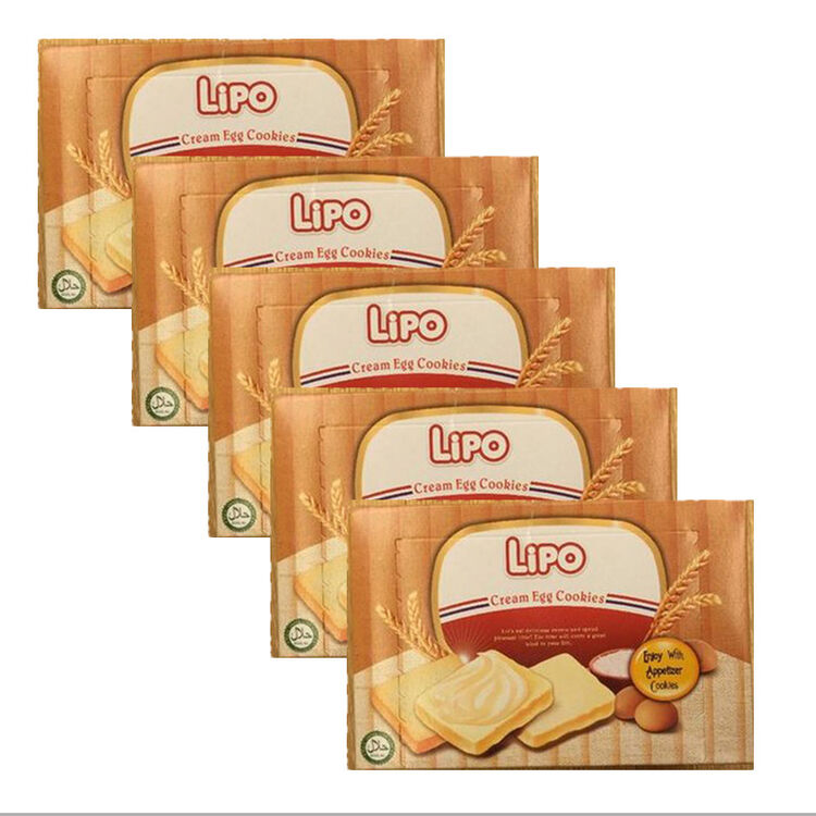 越南进口lipo利葡 面包干面包片零食100g 原味100g*5【图片 价格 品牌