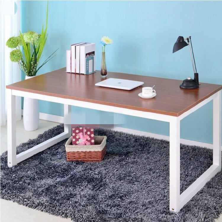 广缘 欧诗蒂雅 现代2米钢木书桌双人电脑简约办公桌写字台会议洽谈桌