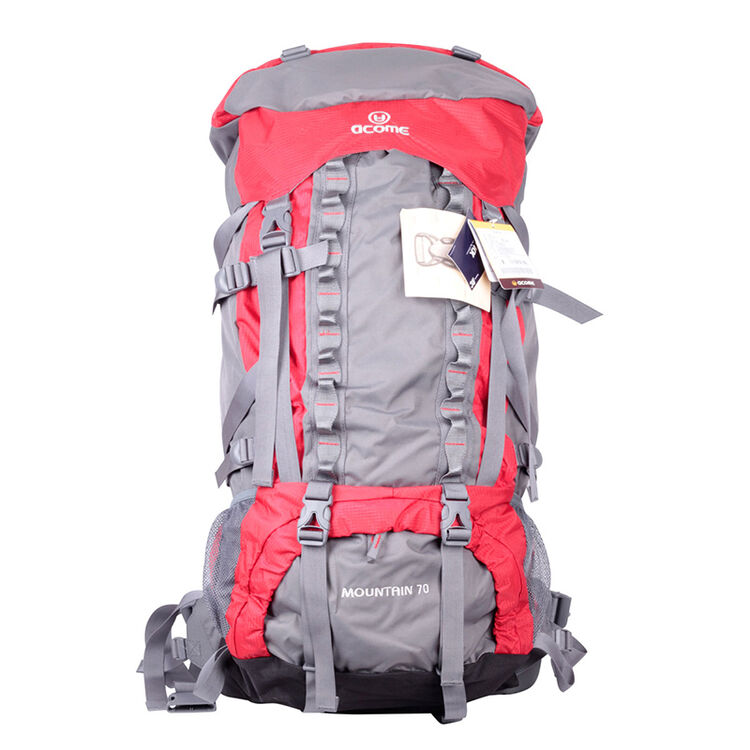 阿珂姆acome户外背包 登山背包运动双肩背包70l背囊 男女款 aa122b