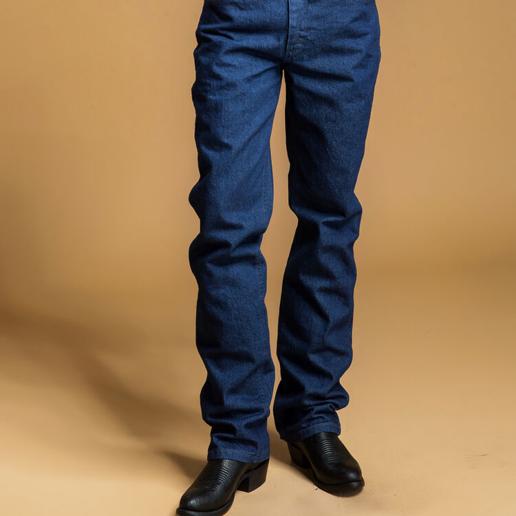 威格牛仔裤男美国进口纯正西部牛仔宽松修身 蓝色 36*30